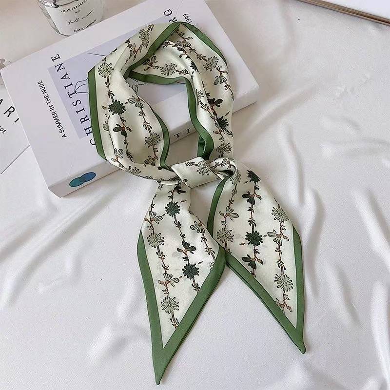 ผ้าพันคอไหมพิมพ์ลายดอกไม้สไตล์ - Ethnic Fashion Design บทวิจารณ์และราคา