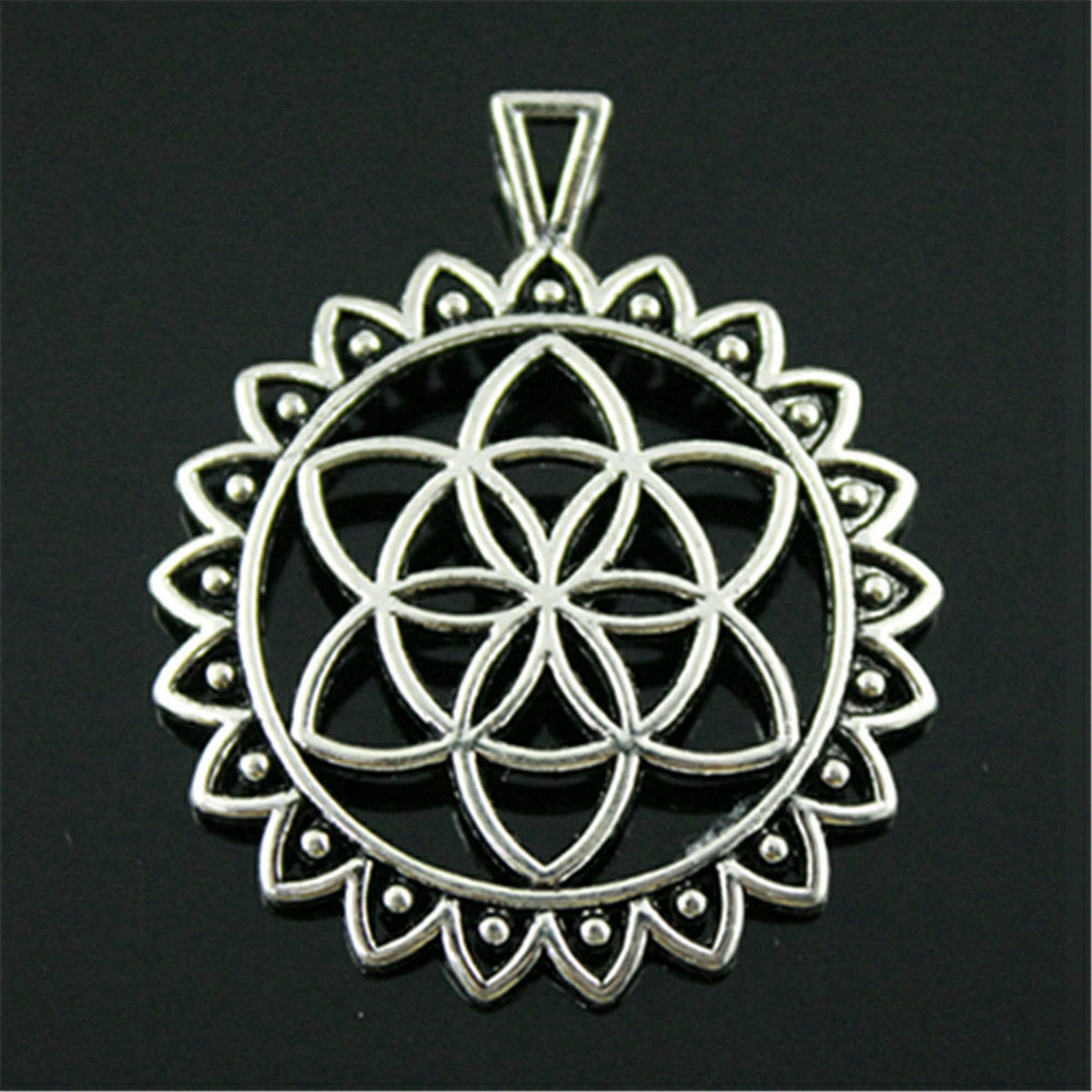 Boho รอบดอกไม้แห่งชีวิต Charms - Ethnic Fashion Design บทวิจารณ์และราคา