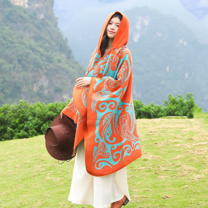 ผ้าคลุมไหล่ฮู้ดสำหรับผู้หญิงแบ - Go Ethnic Fashion บทวิจารณ์และราคา