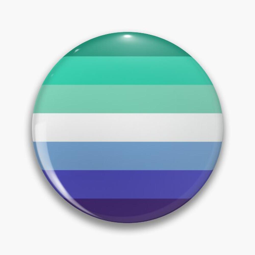 MLM Gay Pride Flag Pin ปุ่มเข็ - Ethnic Modern Fashion บทวิจารณ์และราคา