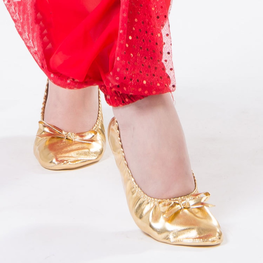 รองเท้าเต้นระบำหน้าท้องแบบมีโบ - Ethnic Fashion India บทวิจารณ์และราคา