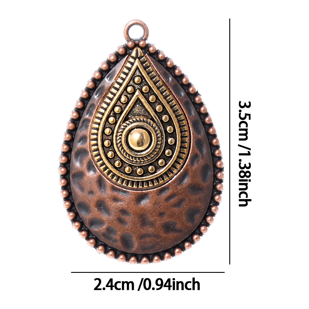 10 ชิ้น/แพ็ค จี้รูปหยดน้ำสไตล์ - Ethnic Modern Fashion บทวิจารณ์และราคา