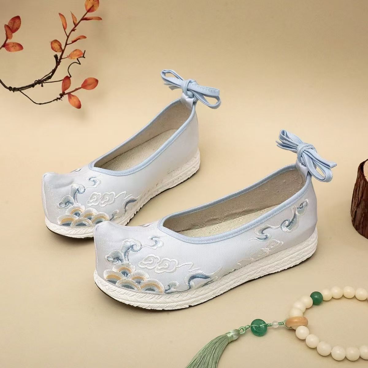 รองเท้าผู้หญิงไซส์ใหญ่ ปักลายฮ - Ethnic Fashion Women บทวิจารณ์และราคา