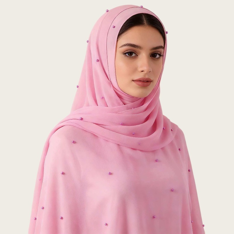 ผ้าพันคอชีฟองยาวสีพื้นสไตล์ชาต - New Ethnic Fashion บทวิจารณ์และราคา