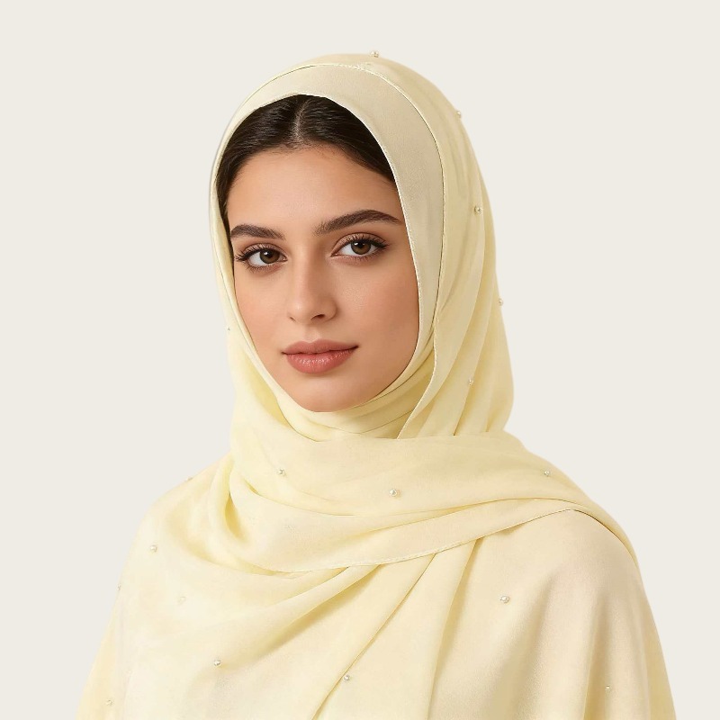 ผ้าพันคอชีฟองยาวสีพื้นสไตล์ชาต - New Ethnic Fashion บทวิจารณ์และราคา